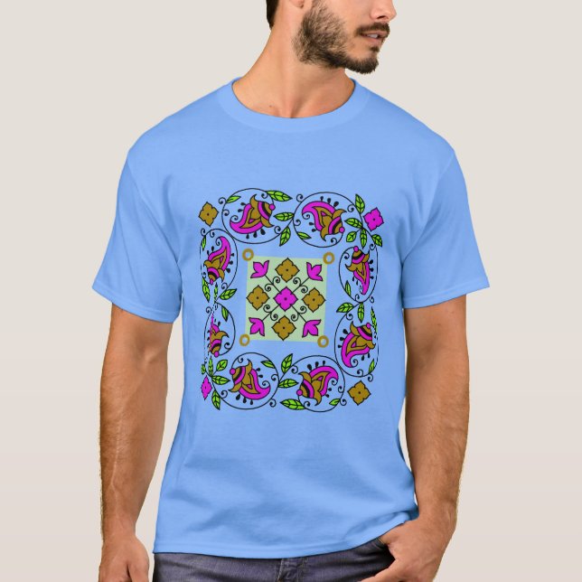 Camiseta padrão vintage definitivo (Frente)