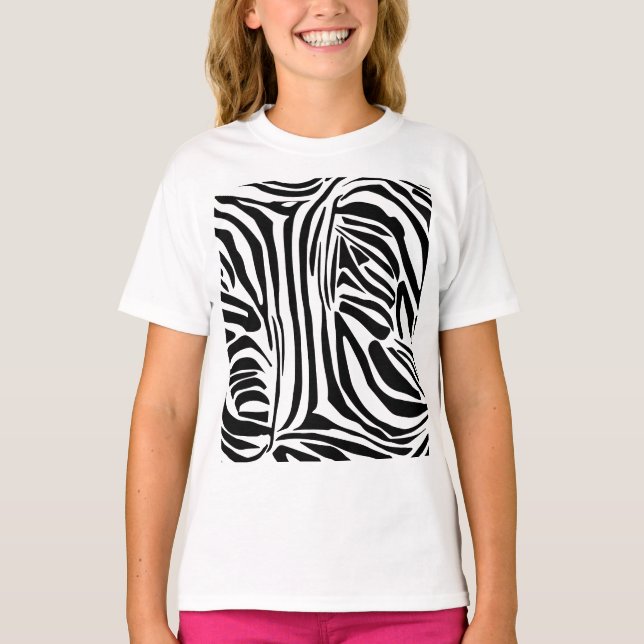 Camiseta Padrão zebra (Frente)