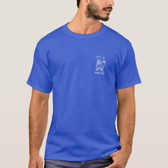 Camiseta Padre 1968-Blue de Serra (Frente)