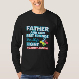 Camiseta Padre Ans Son Bff Autismo Sensibilização Design