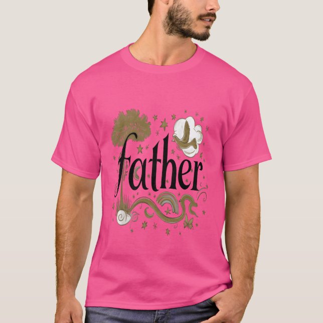 Camiseta Padre Athe Center engraçado (Frente)