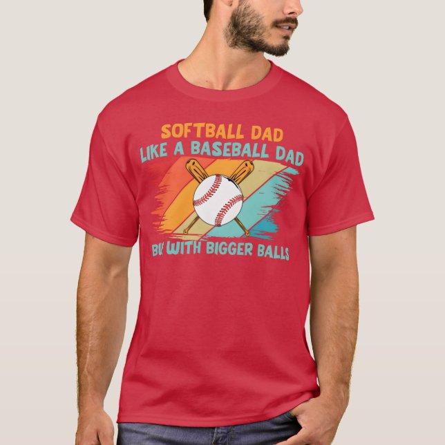 Camiseta Padre Baseball Definição de Pai Oferta Melhor Pres (Frente)