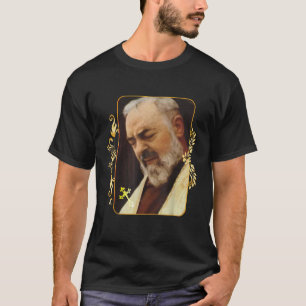 Camiseta Padre Católica Religiosa Da Pietrelcina