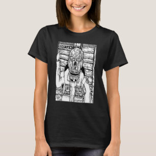 Camiseta padre católico caveira espera os dois confessionár