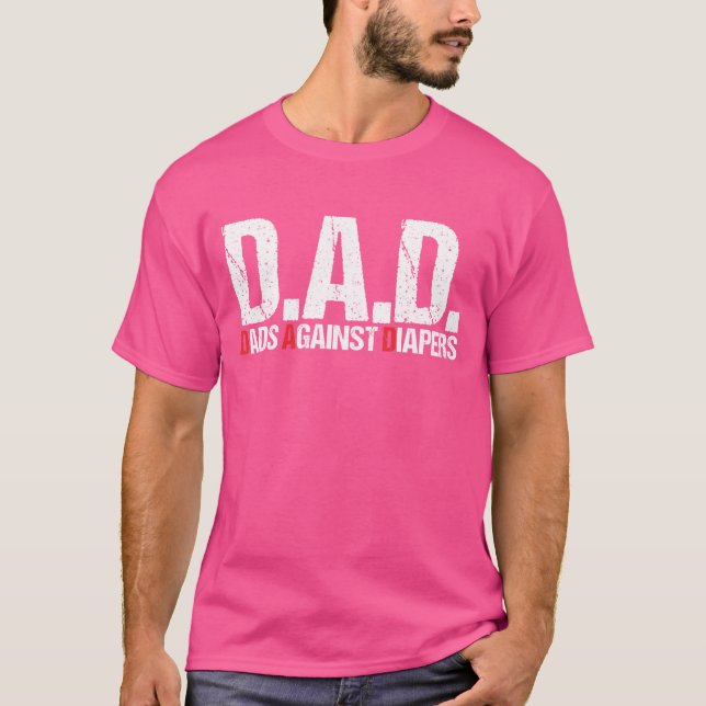 Camiseta Padre contra o Pai do Diaperodler Problemas do Beb (Frente)