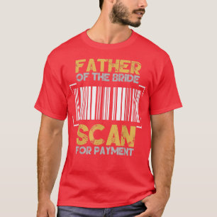 Camiseta Padre da Cerimônia de Recepção de Casamento Noiva