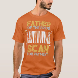 Camiseta Padre da Cerimônia de Recepção de Casamento Noiva
