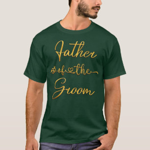 Camiseta Padre Da Ideia De Festa de casamento Do Groom Para
