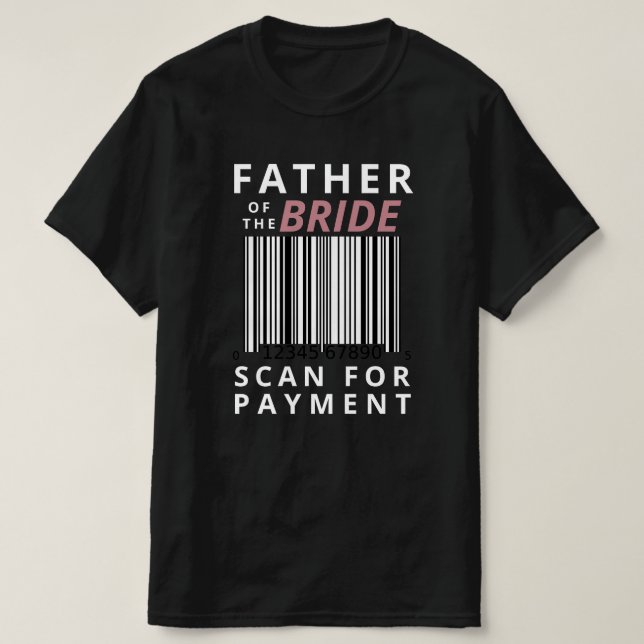 Camiseta Padre Da Noiva, Procurando Um Casamento Engraçado  (Frente do Design)