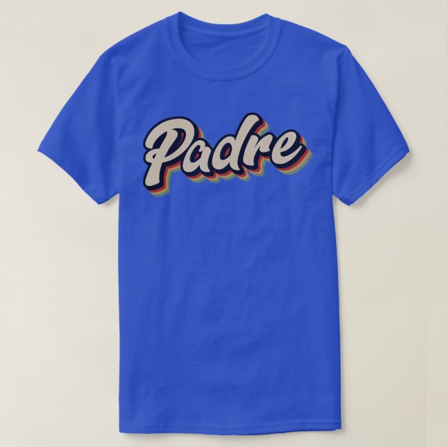 Camiseta Padre de Vintage Retroativo (Frente do Design)