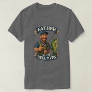 Camiseta Padre do Pai de pesca do navio Reel MVP