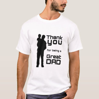 Camiseta Padre e Child Silhouette | Gif de Pai