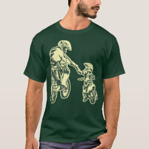 Camiseta Padre E Filho Dirt Bike Racer Road Mo