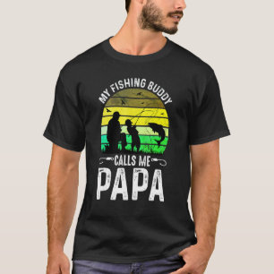 Camiseta Padre E Filho Pescariam Amigos Para O Pescador Pap