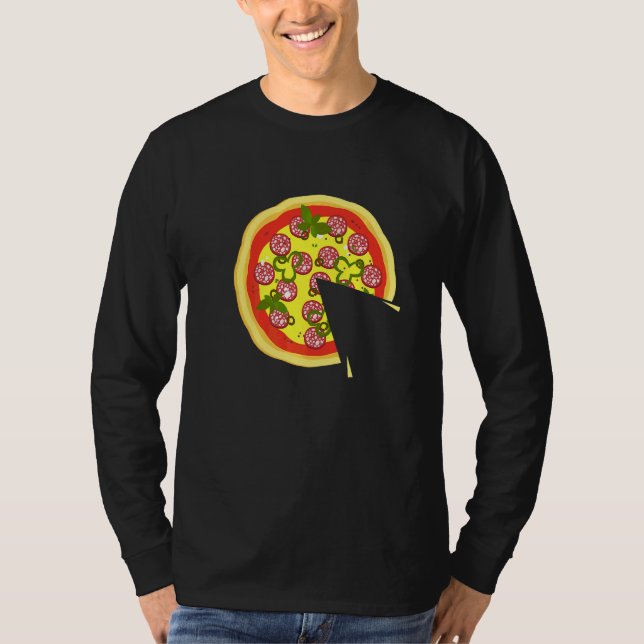 Camiseta Padre E Filho Pizza E Pizza Correspondendo Appa (Frente)