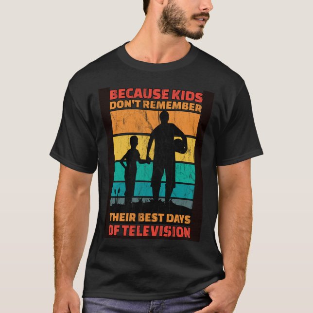 Camiseta Padre e Filho Soccer Dizendo Vintage (Frente)