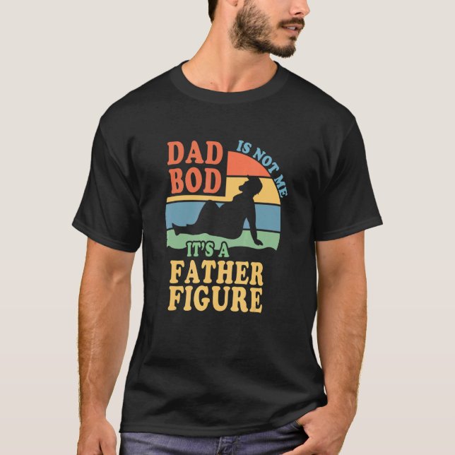 Camiseta Padre Figura Mens Não é um Pai para o Pai H (Frente)