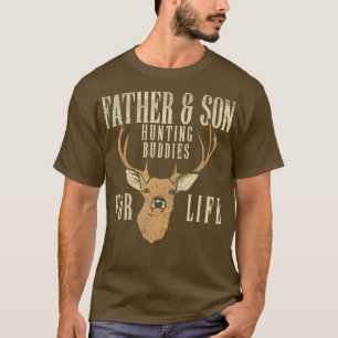 Camiseta Padre Filho Caçando Amigos Correspondendo Pai De 