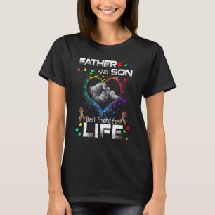 Camiseta Padre Filho Melhor Amigo Para A Consciência Do Aut