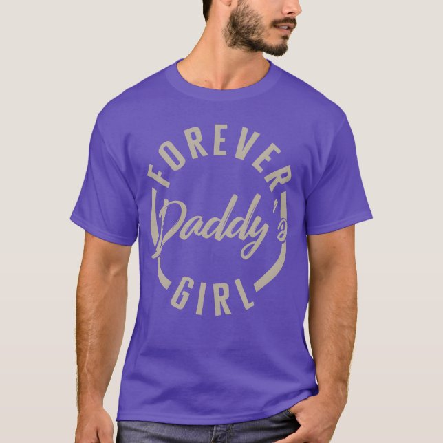 Camiseta Padre Forever Daddys Girlee Protetor amigo (Frente)