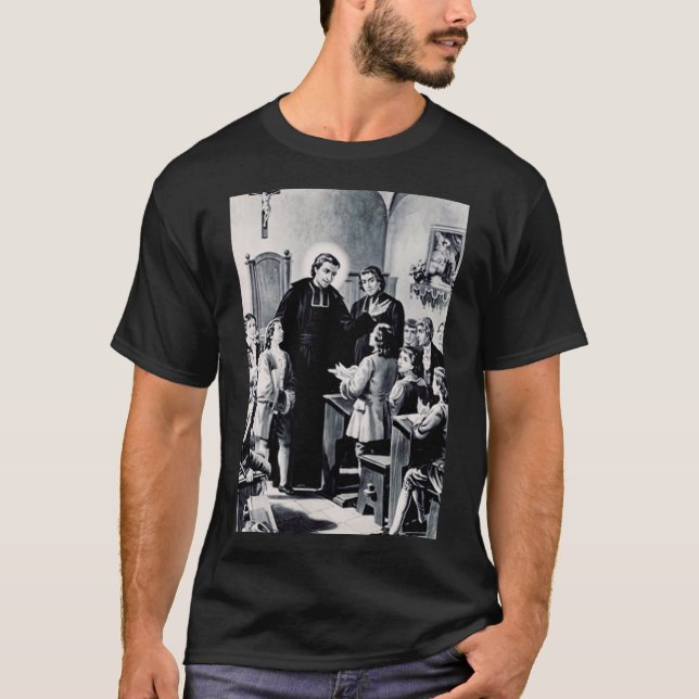 Camiseta padre francês santo Louis de Montfort (Frente)