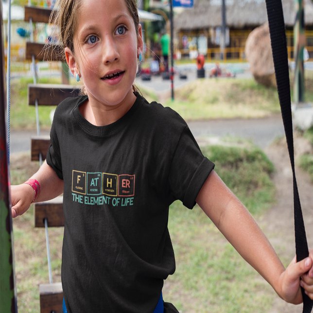 Camiseta Padre Funny Mesa Periódica Pai (Father Funny Periodic Table Dad T-Shirt)