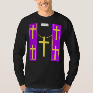 Camiseta Padre Halloween Carnival Figurume Igreja Pa