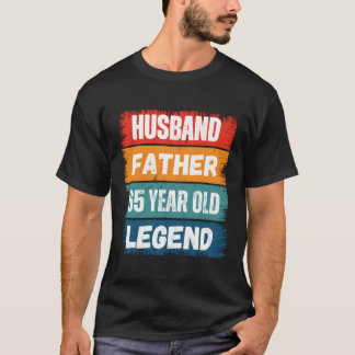 Camiseta Padre Husband 65 Legenda Pai Orgulhoso Papa
