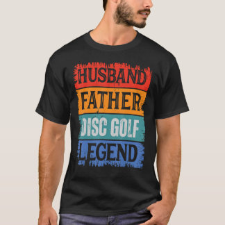 Camiseta Padre Husband DISK GOLF Legend Pai Orud Retro P
