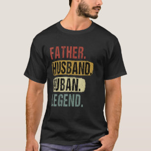 Camiseta Padre Husband Legenda cubana Pai de Cuba Vintage F