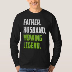 Camiseta Padre Lawn Mower Mow Landscaping