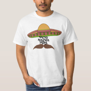 Camiseta "Padre médio de Nacho"