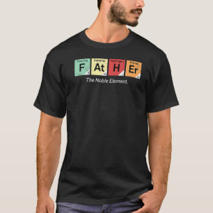 Camiseta Padre Mens O Nobre Dia de os pais De Elemento D