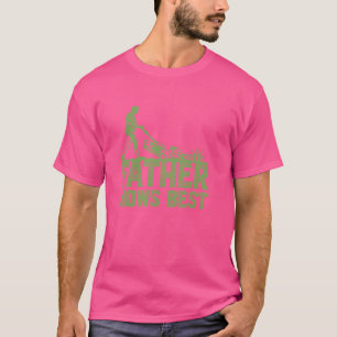 Camiseta Padre Mows Best Gardener Dia de os pais Gardener M