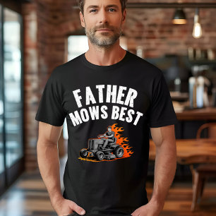 Camiseta Padre Mows é o melhor Pai de fogo ardiloso que arr