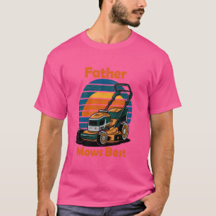 Camiseta Padre Mows Melhor Leito de Dia de os pais Remando