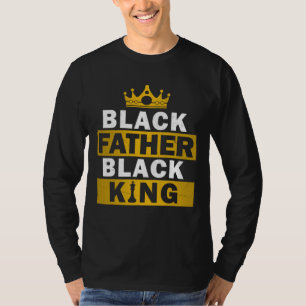 Camiseta Padre Negro Rei Africano Pai Fathe