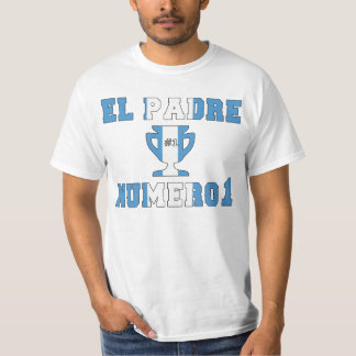 Camiseta Padre Número 1 do EL - pai do número 1 no