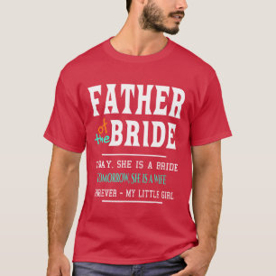 Camiseta Padre Ofhe Bride engraçado