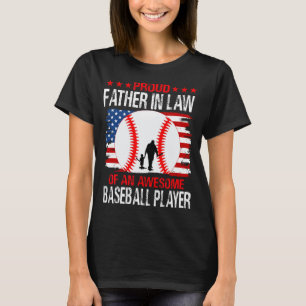 Camiseta PADRE Orgulhoso NA LEI De Um Jogador De Beisebol I