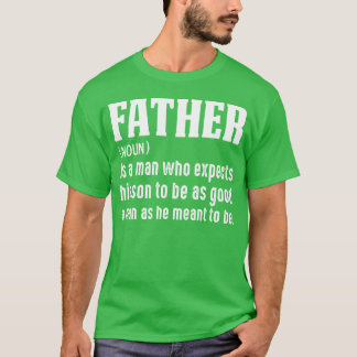 Camiseta Padre Pai Presente Família Dia de os pais Engraçad