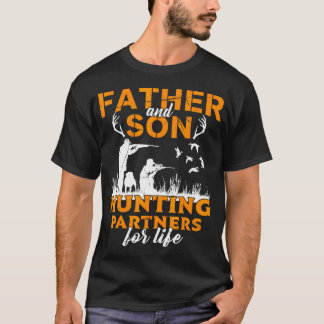 Camiseta Padre Son Caça Parceiros Para Mães Familiares De P