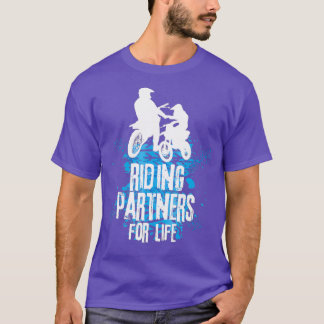Camiseta Padre Son Riding Partners for Life Motocross