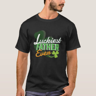 Camiseta Padre Sortudo, Nunca Perfeito Para A Rua Irlandesa