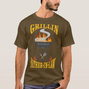 Camiseta PadreInLaw Grill Smoker & Barbecue Chef