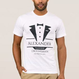 Camiseta Padrinho de casamento de presentes de festa de cas
