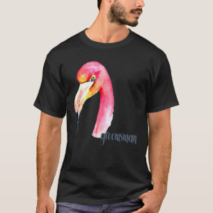 Camiseta Padrinho de casamento Flamingo Love Helper Party B