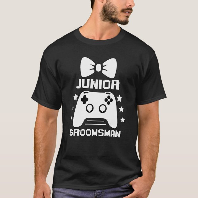 Camiseta Padrinho de casamento Júnior Jr Padrinho de casame (Frente)