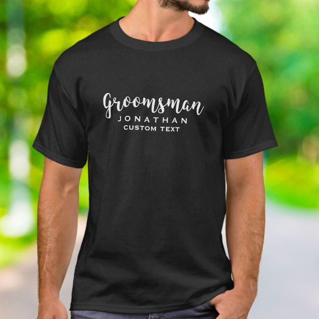Camiseta Padrinho de casamento Personalizado Casamento Favo (Criador carregado)