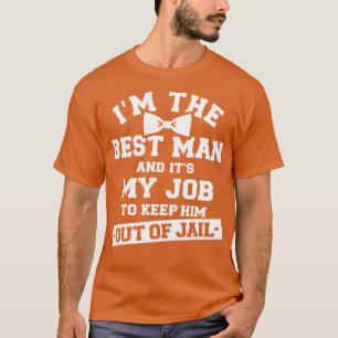 Camiseta Padrinho de casamento preso festa de despedida de